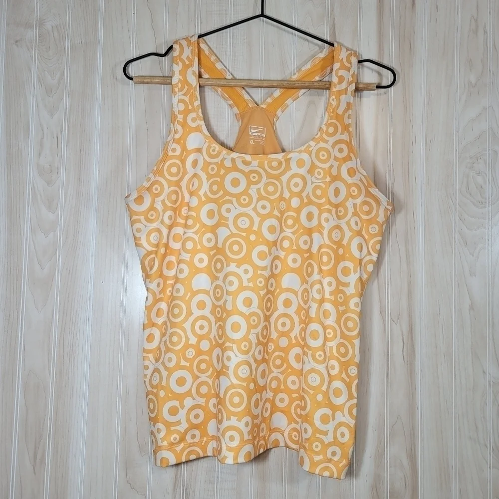 Nike Performance Racerback Tank with Built-In Bra Sz XL